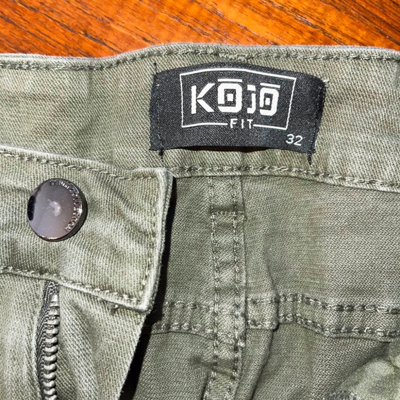 Kojo Fit Super Stretch Jean Green Men's 32" - Picture 8 of 12